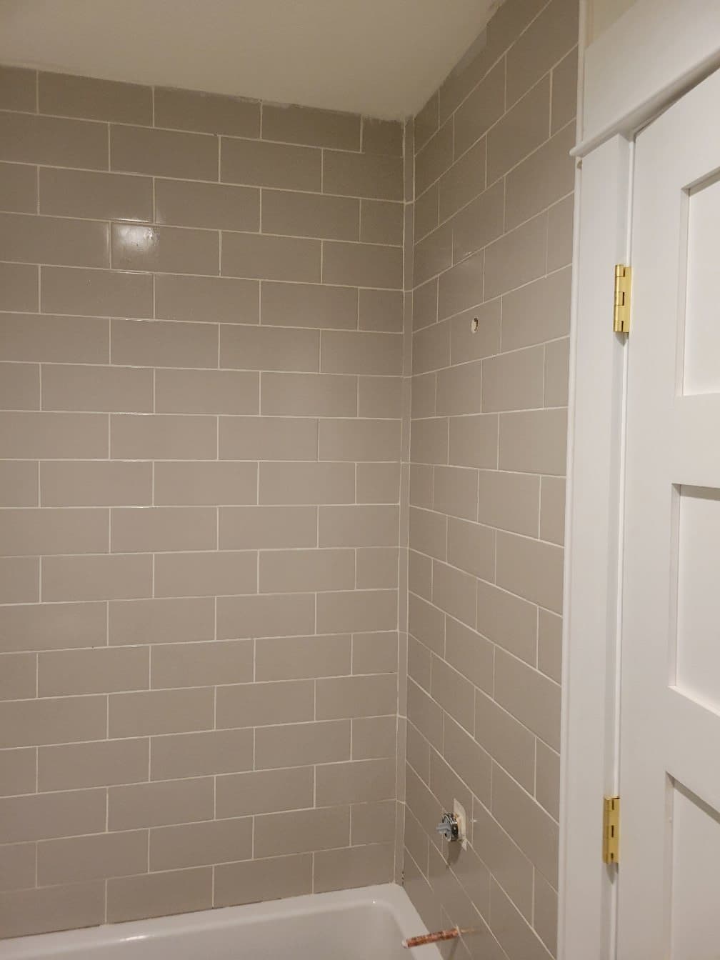 Subway Tile Shower Installation